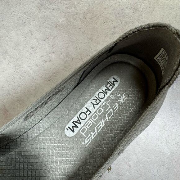 Skechers Shoes Womens 9 Newbury ST Casually Gray Slip On Loafer Cushion Comfort - Picture 11 of 12